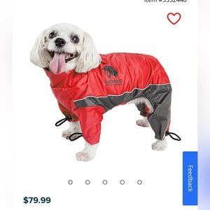 Touchdog Quantum-Ice Full-Bodied Adjustable and 3M Reflective Dog Jacket